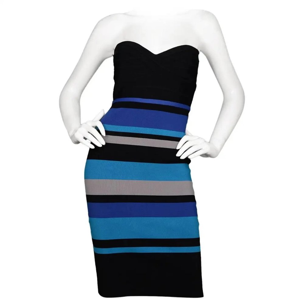 Herve Leger Strapless Dress